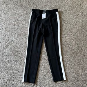 Women’s Style List by Micaela Black Trousers With White Stripe